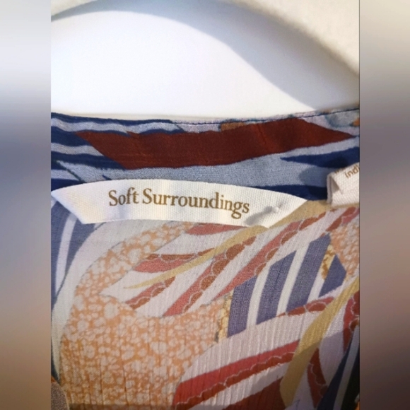 Soft Surroundings Sheer Blouse - Picture 3 of 4